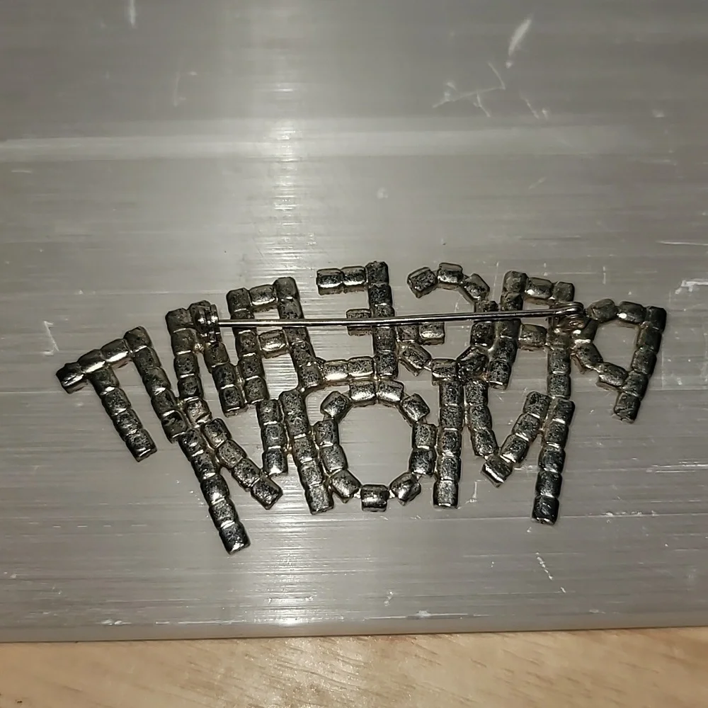 PAGENT Mom Cubic Zirconia Brooch